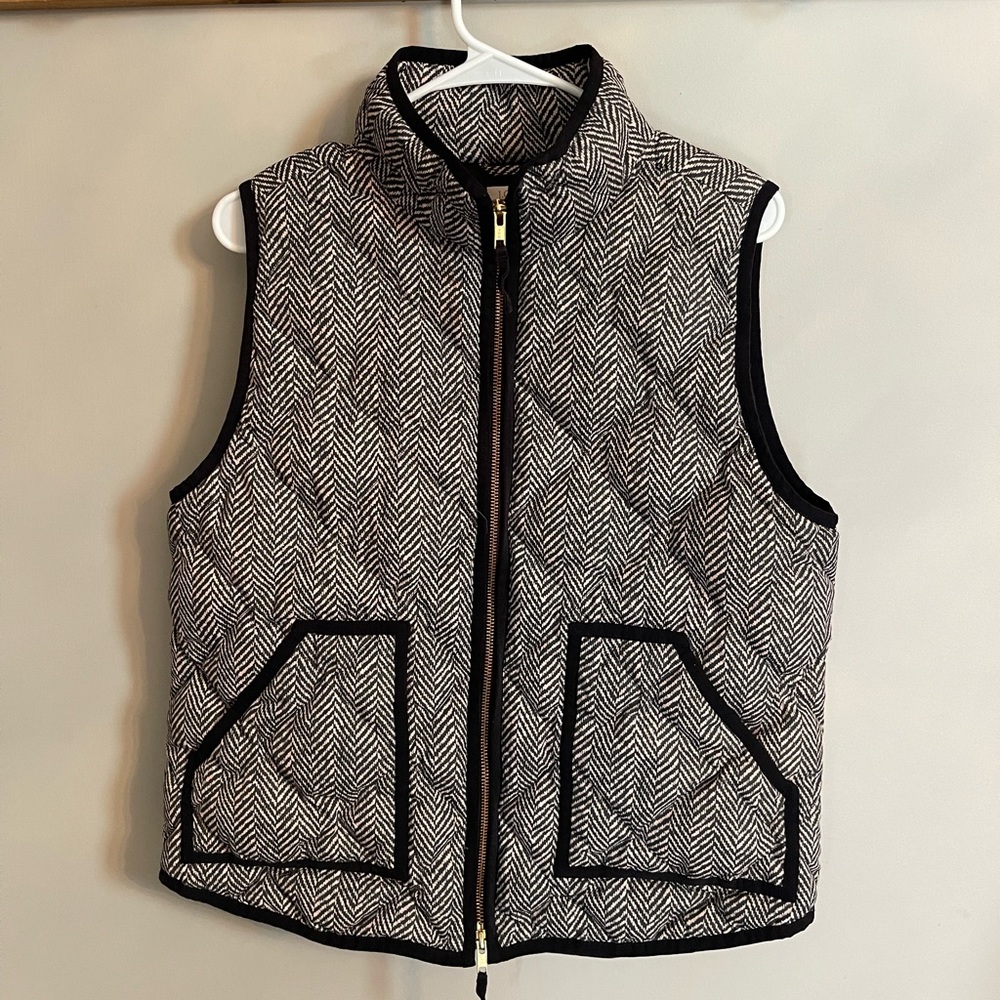 JCrew Harringbone Vest